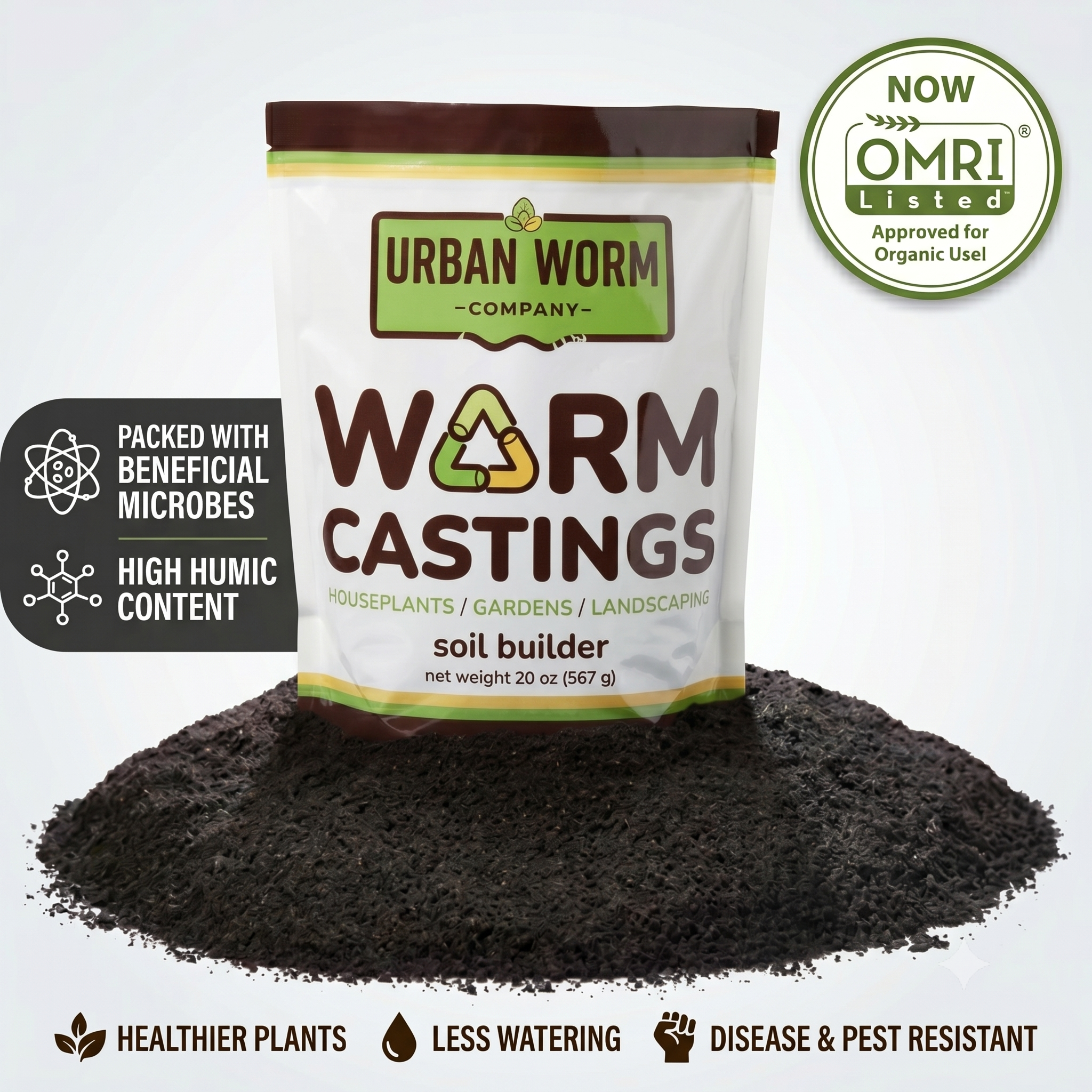 Urban Worm Company 5lbs or 10lbs Retail Bags